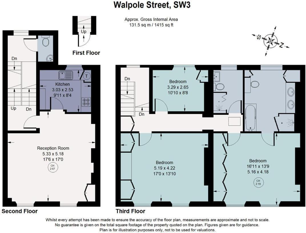 Fabulous 3 Bed Flat Chelsea * Londra